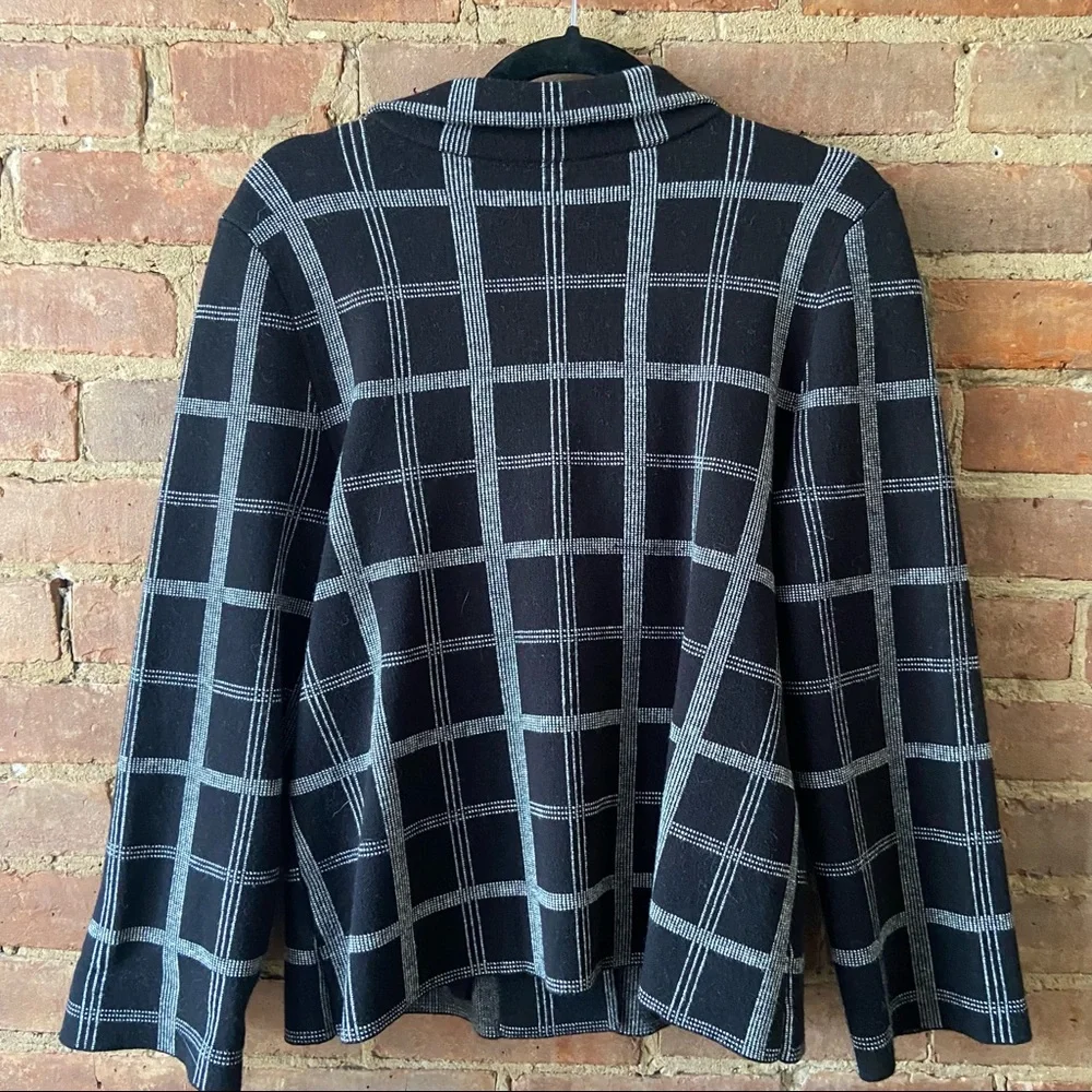 Anthropologie Moth Windowpane Jacket